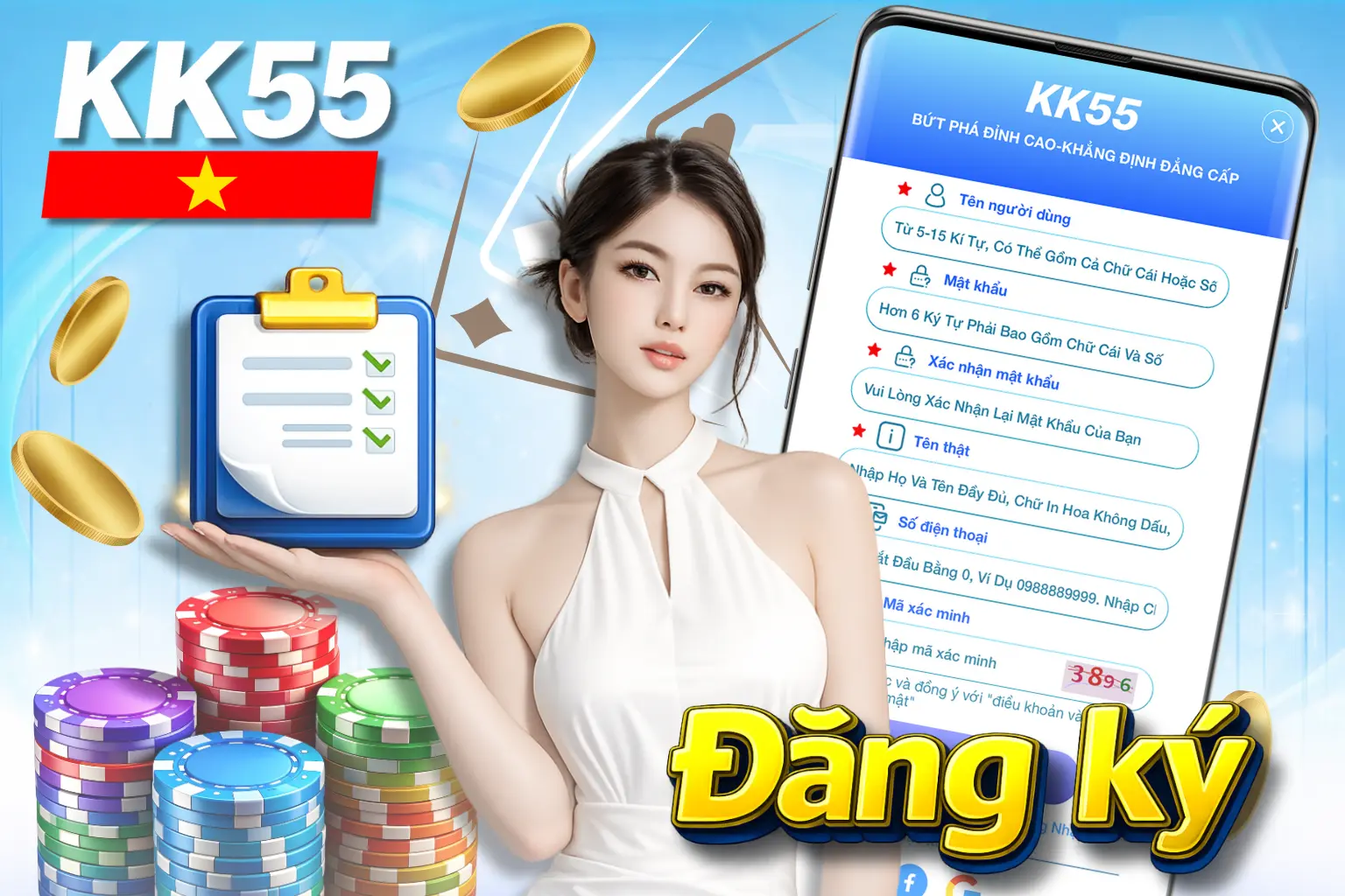 KK55 Casino - đăng ký đơn giản, thắng ngay lập tức